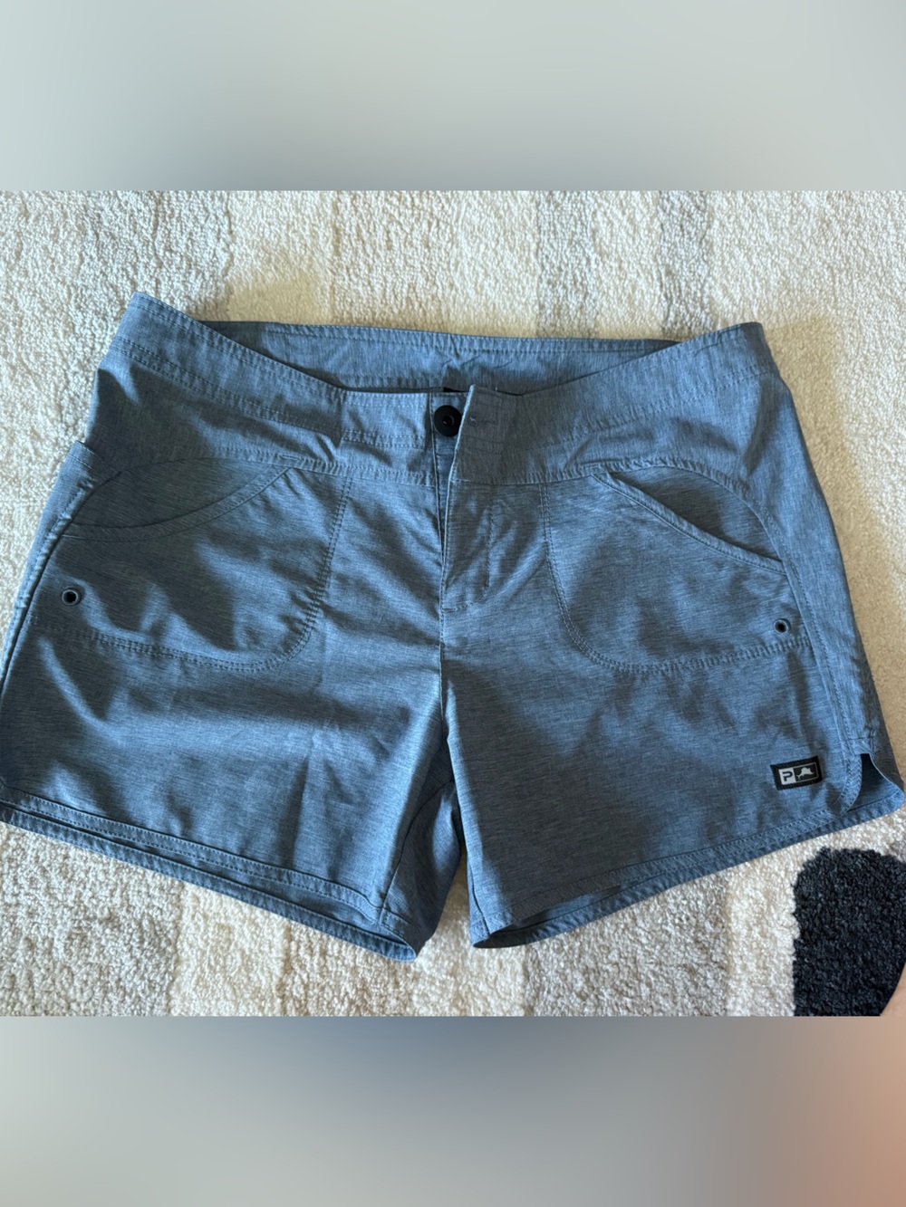 Pelagic Women's Slate Blue Athletic Shorts